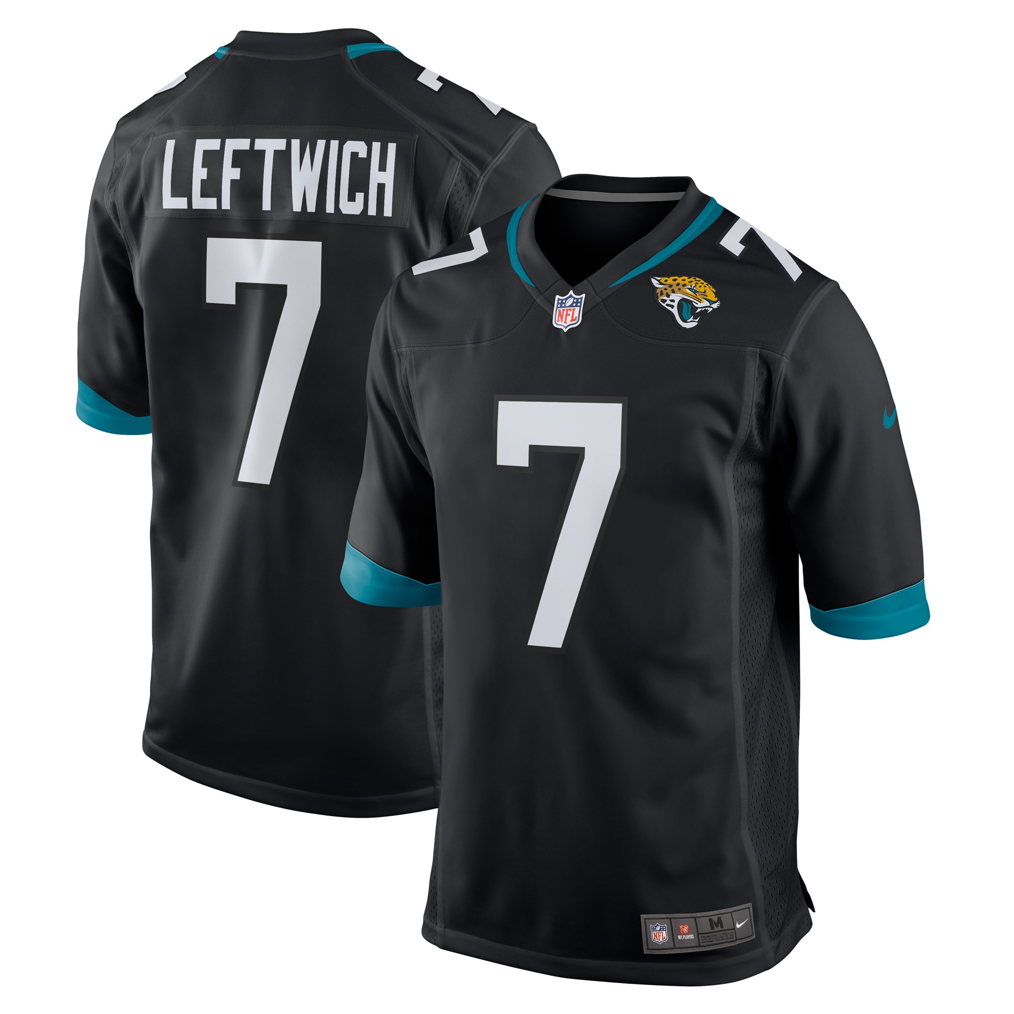 Men's Jacksonville Jaguars Byron Leftwich Black Alternate Retired Player Game Jersey
