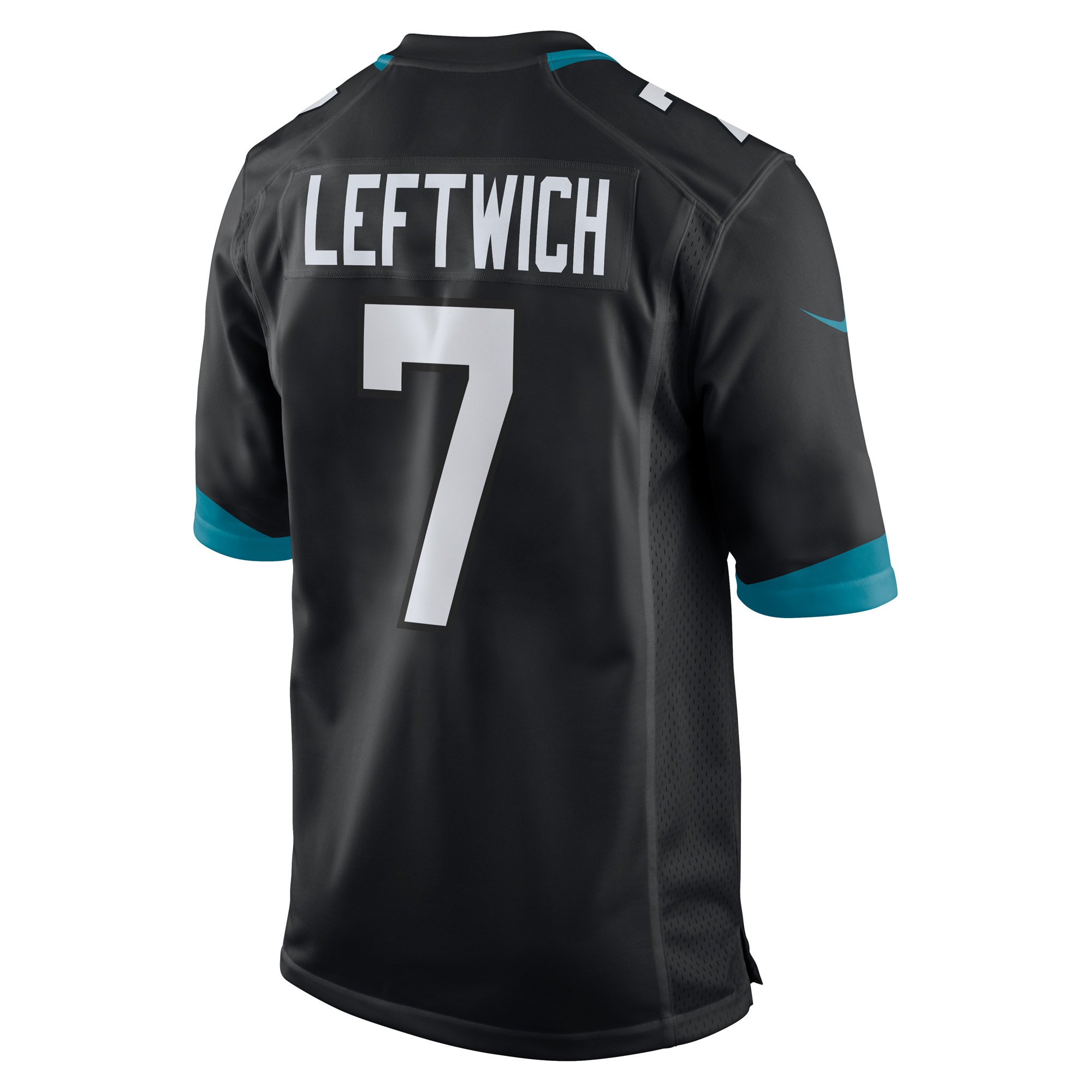 Men's Jacksonville Jaguars Byron Leftwich Black Alternate Retired Player Game Jersey