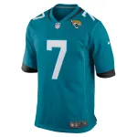 Men's Jacksonville Jaguars Byron Leftwich Teal Retired Player Game Jersey