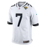 Men's Jacksonville Jaguars Byron Leftwich White Retired Player Game Jersey