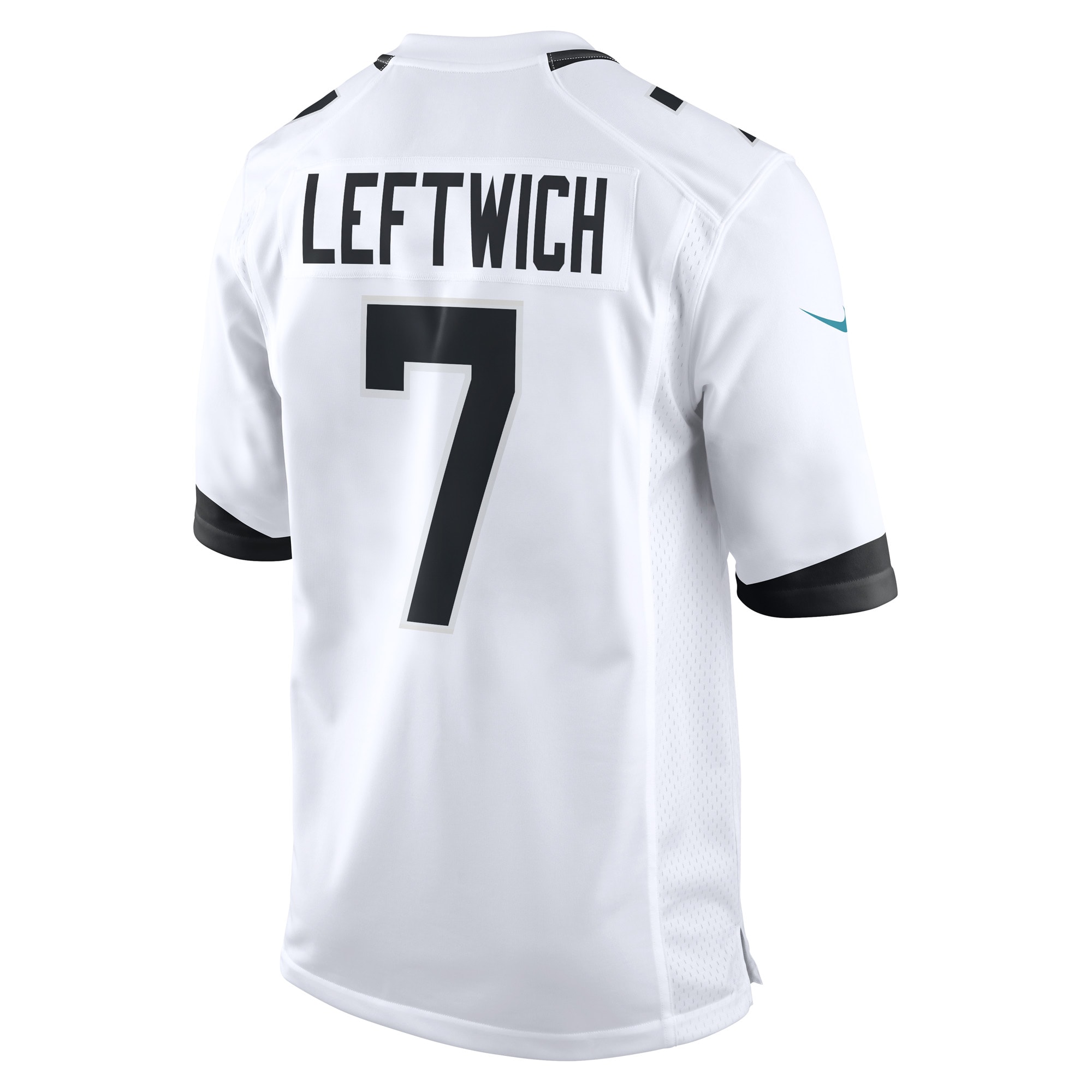 Men's Jacksonville Jaguars Byron Leftwich White Retired Player Game Jersey