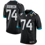 Men's Jacksonville Jaguars Cam Robinson Black Game Jersey