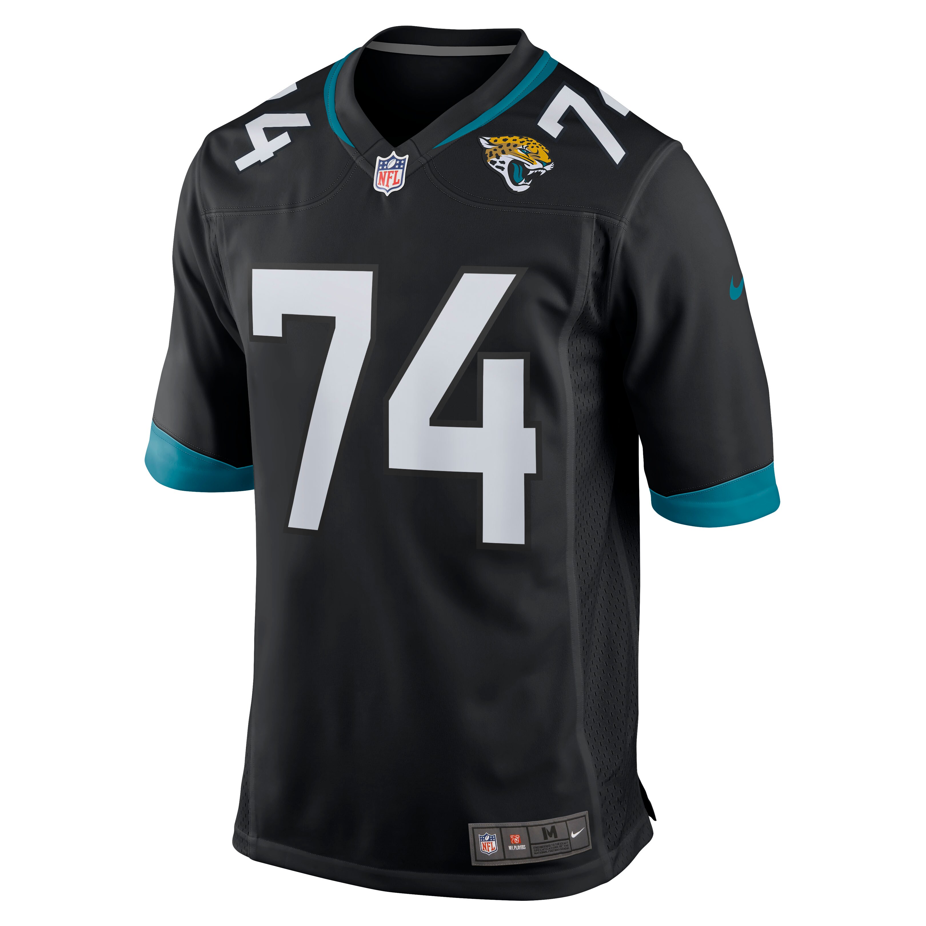 Men's Jacksonville Jaguars Cam Robinson Black Game Jersey