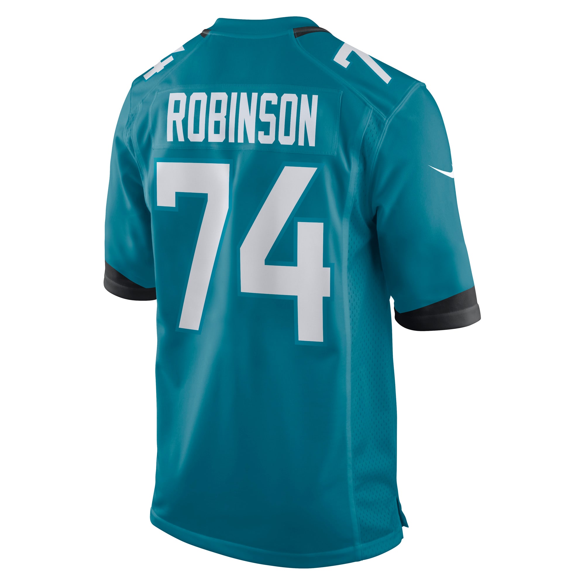 Men's Jacksonville Jaguars Cam Robinson Teal Game Jersey