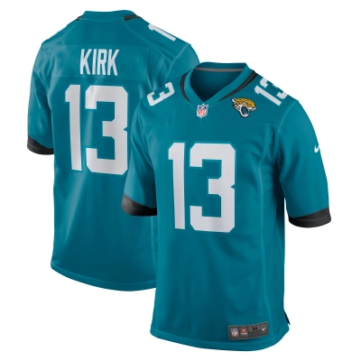 Men's Jacksonville Jaguars Christian Kirk Teal Game Jersey 01