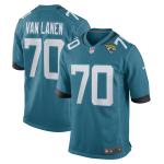 Men's Jacksonville Jaguars Cole Van Lanen Teal Game Player Jersey