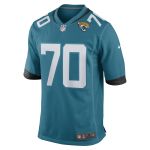 Men's Jacksonville Jaguars Cole Van Lanen Teal Game Player Jersey