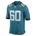 Men's Jacksonville Jaguars Darryl Williams Teal Game Player Jersey