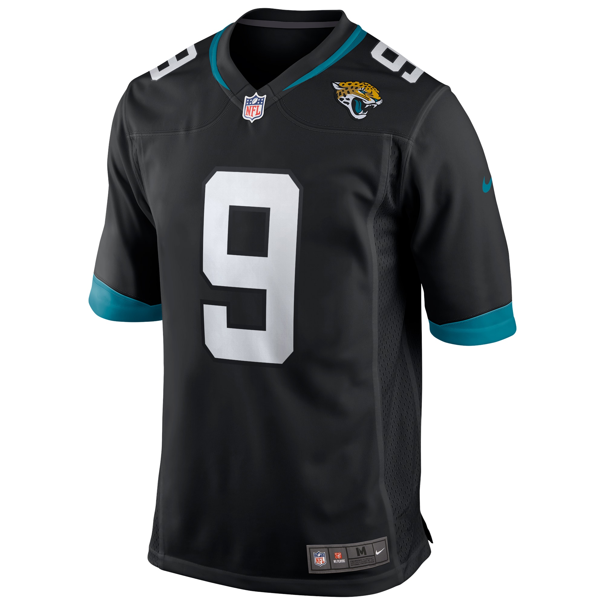 Men's Jacksonville Jaguars David Garrard Black Game Retired Player Jersey