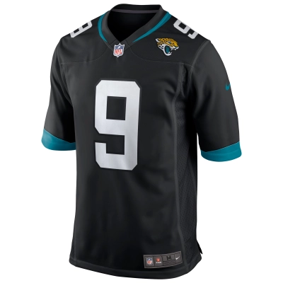 Men's Jacksonville Jaguars David Garrard Black Game Retired Player Jersey 02