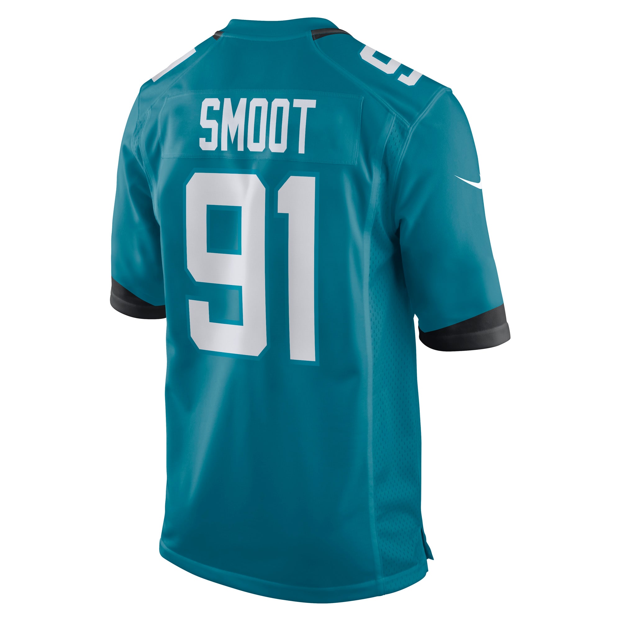 Men's Jacksonville Jaguars Dawuane Smoot Teal Game Jersey