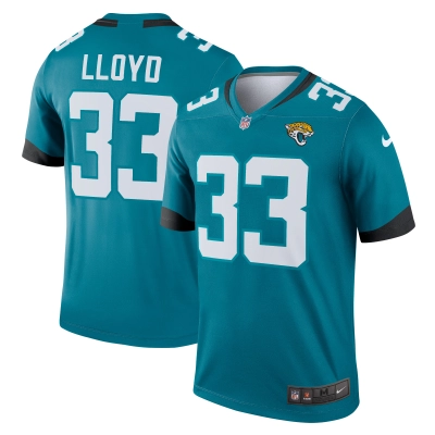 Men's Jacksonville Jaguars Devin Lloyd Teal Legend Jersey 01