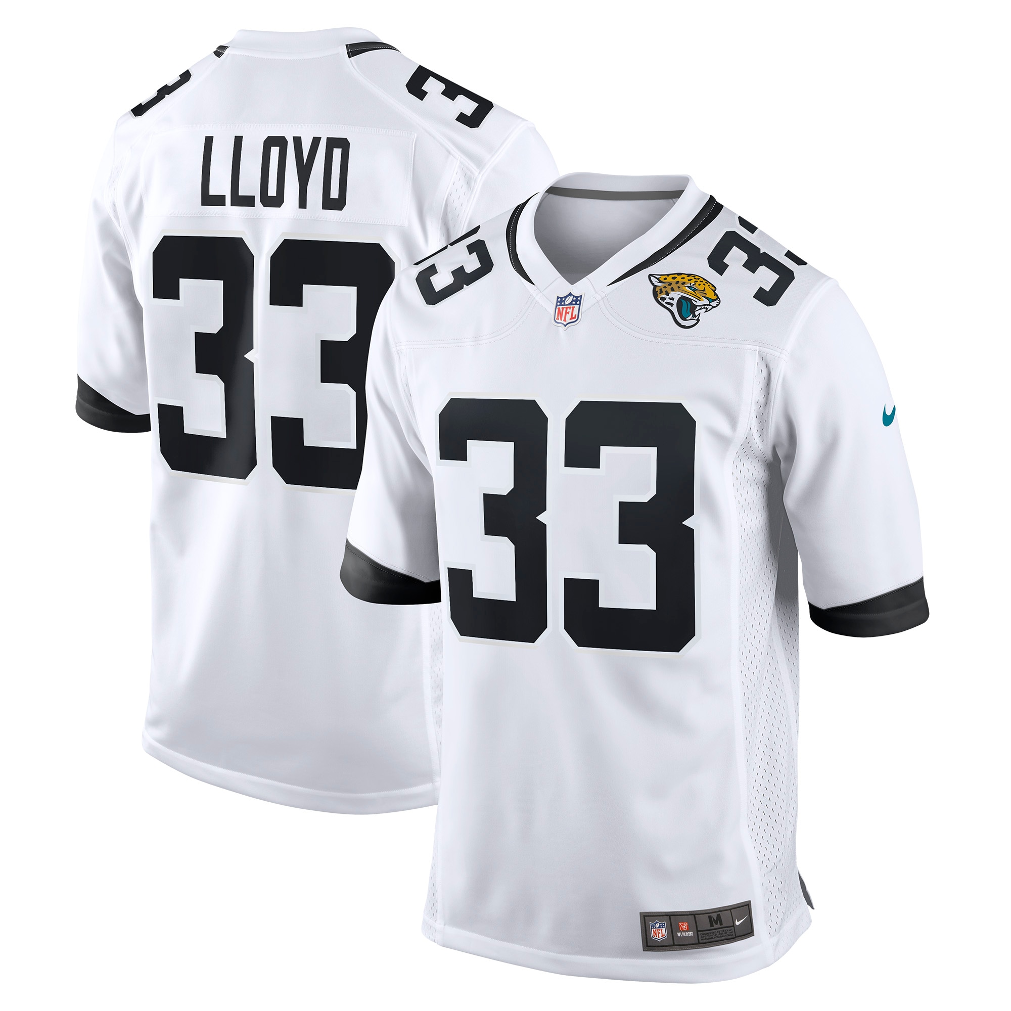 Men's Jacksonville Jaguars Devin Lloyd White Away Game Player Jersey