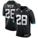 Men's Jacksonville Jaguars Fred Taylor Black Game Retired Player Jersey