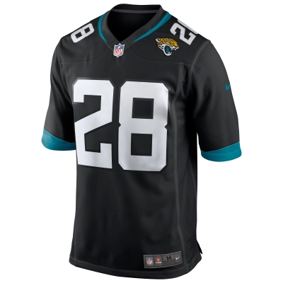 Men's Jacksonville Jaguars Fred Taylor Black Game Retired Player Jersey 02