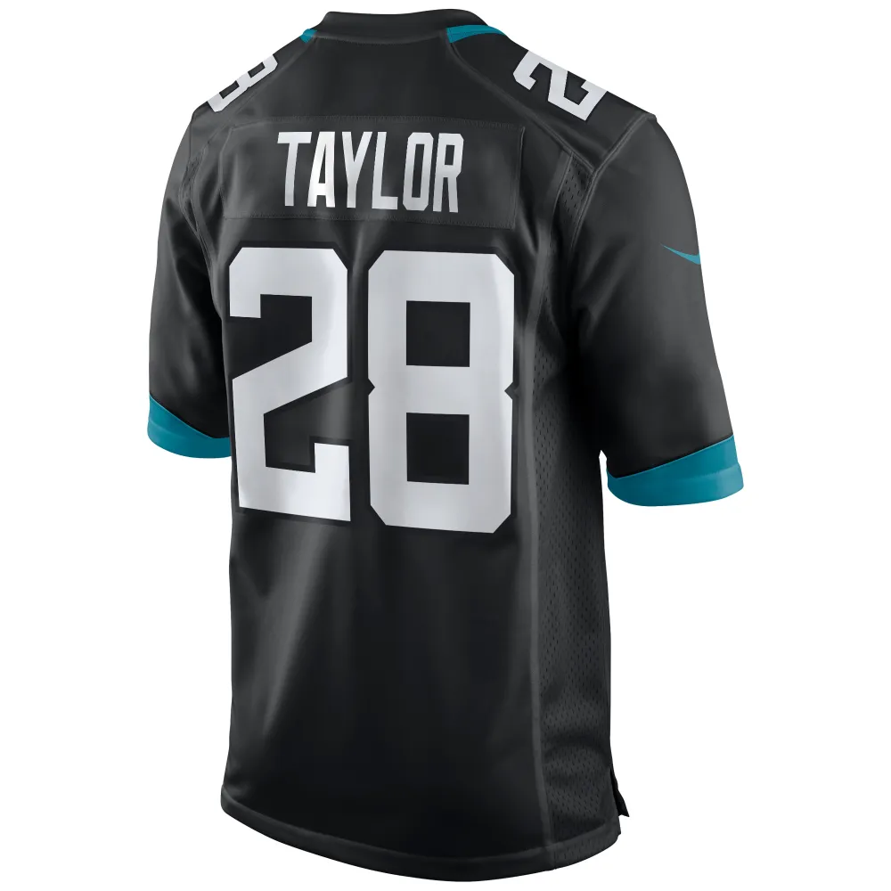 Men's Jacksonville Jaguars Fred Taylor Black Game Retired Player Jersey