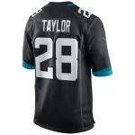 Men's Jacksonville Jaguars Fred Taylor Black Game Retired Player Jersey