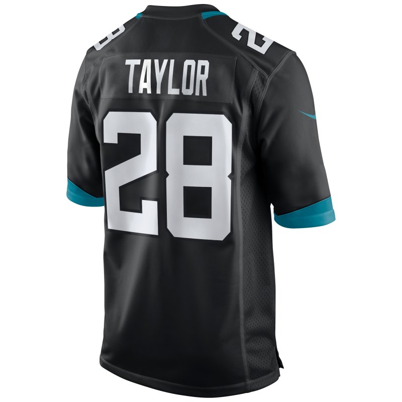 Men's Jacksonville Jaguars Fred Taylor Black Game Retired Player Jersey