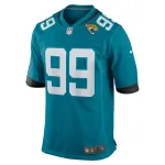 Men's Jacksonville Jaguars Jeremiah Ledbetter Teal Home Game Player Jersey