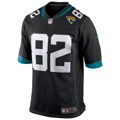 Men's Jacksonville Jaguars Jimmy Smith Black Game Retired Player Jersey 02