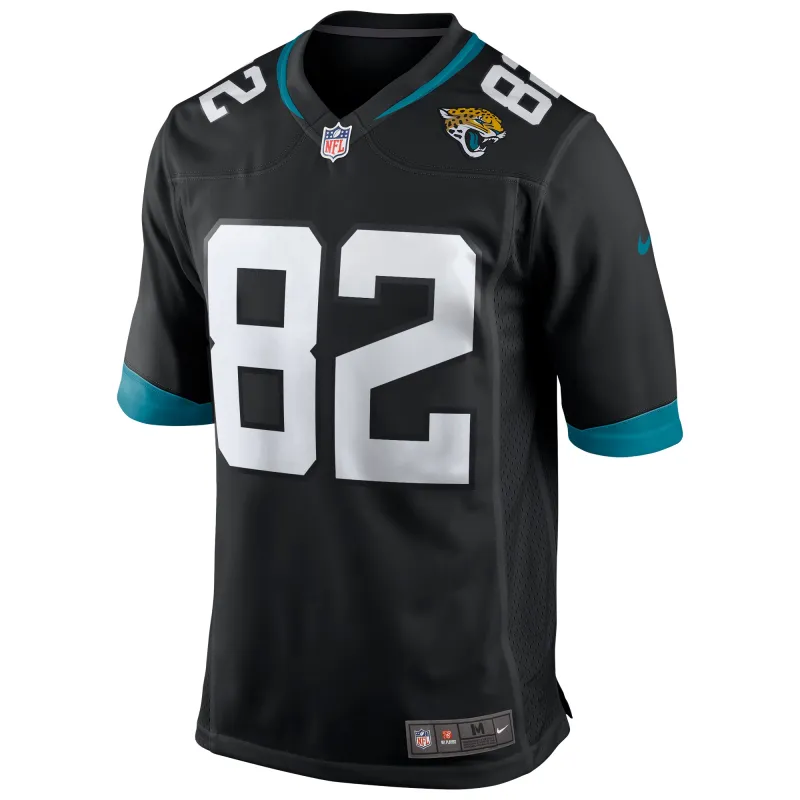 Men's Jacksonville Jaguars Jimmy Smith Black Game Retired Player Jersey