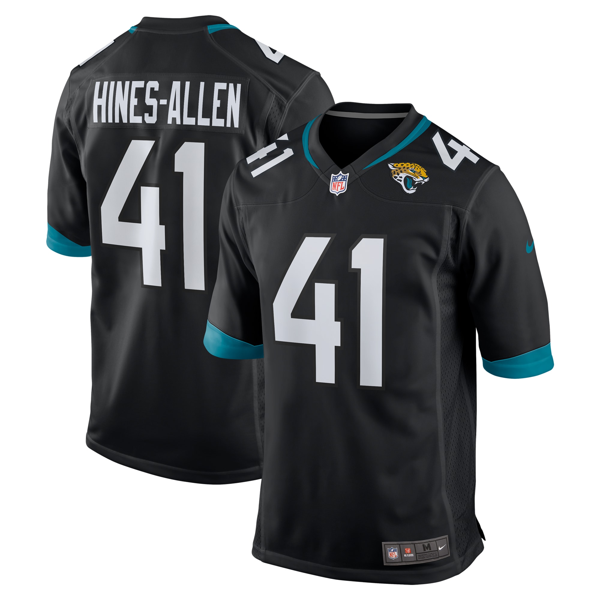 Men's Jacksonville Jaguars Josh Hines-Allen Black Alternate Player Game Jersey
