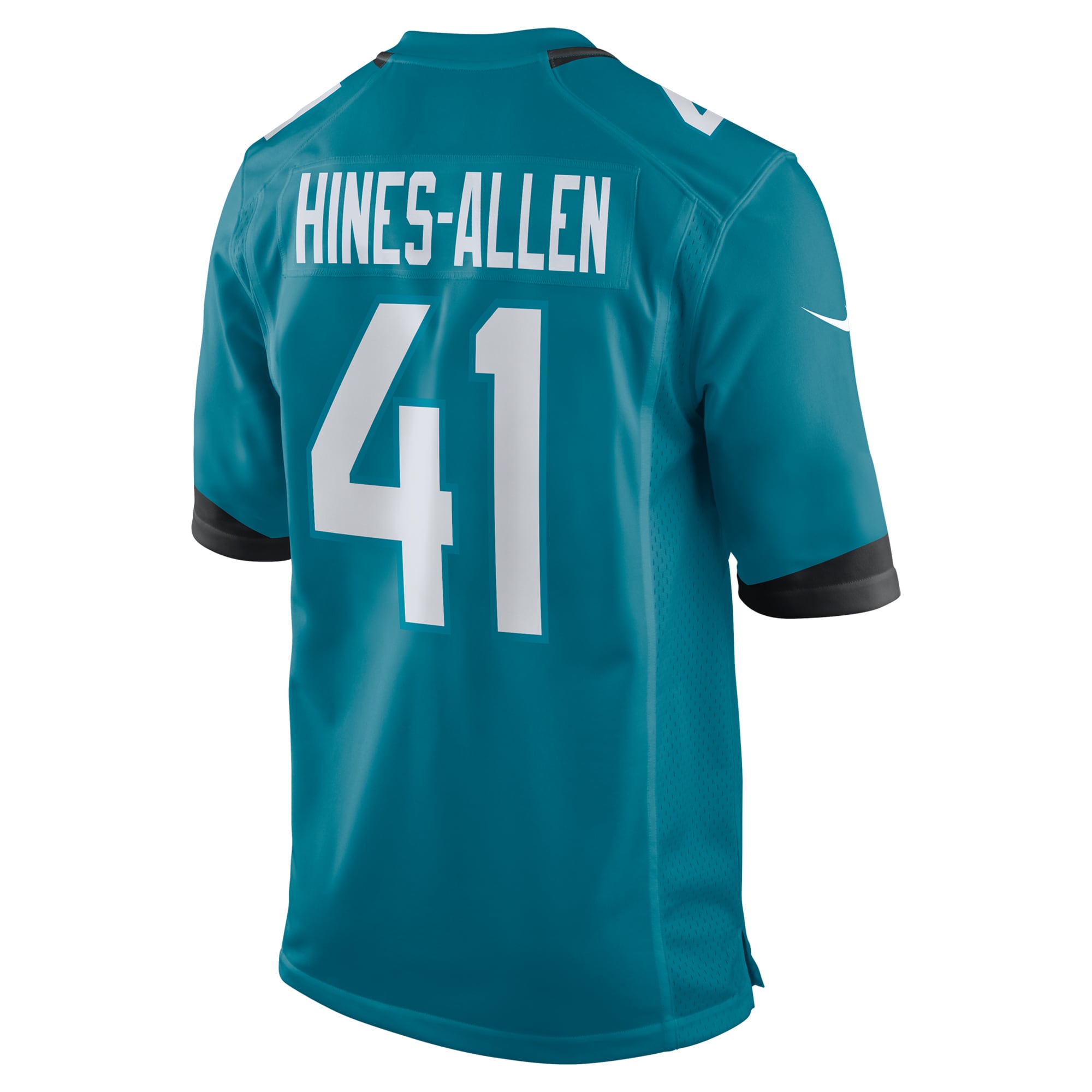 Men's Jacksonville Jaguars Josh Hines-Allen Teal Player Game Jersey