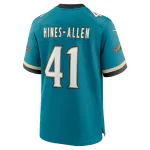 Men's Jacksonville Jaguars Josh Hines-Allen Teal Prowler Throwback Player Game Jersey