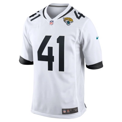 Men's Jacksonville Jaguars Josh Hines-Allen White Player Game Jersey 02