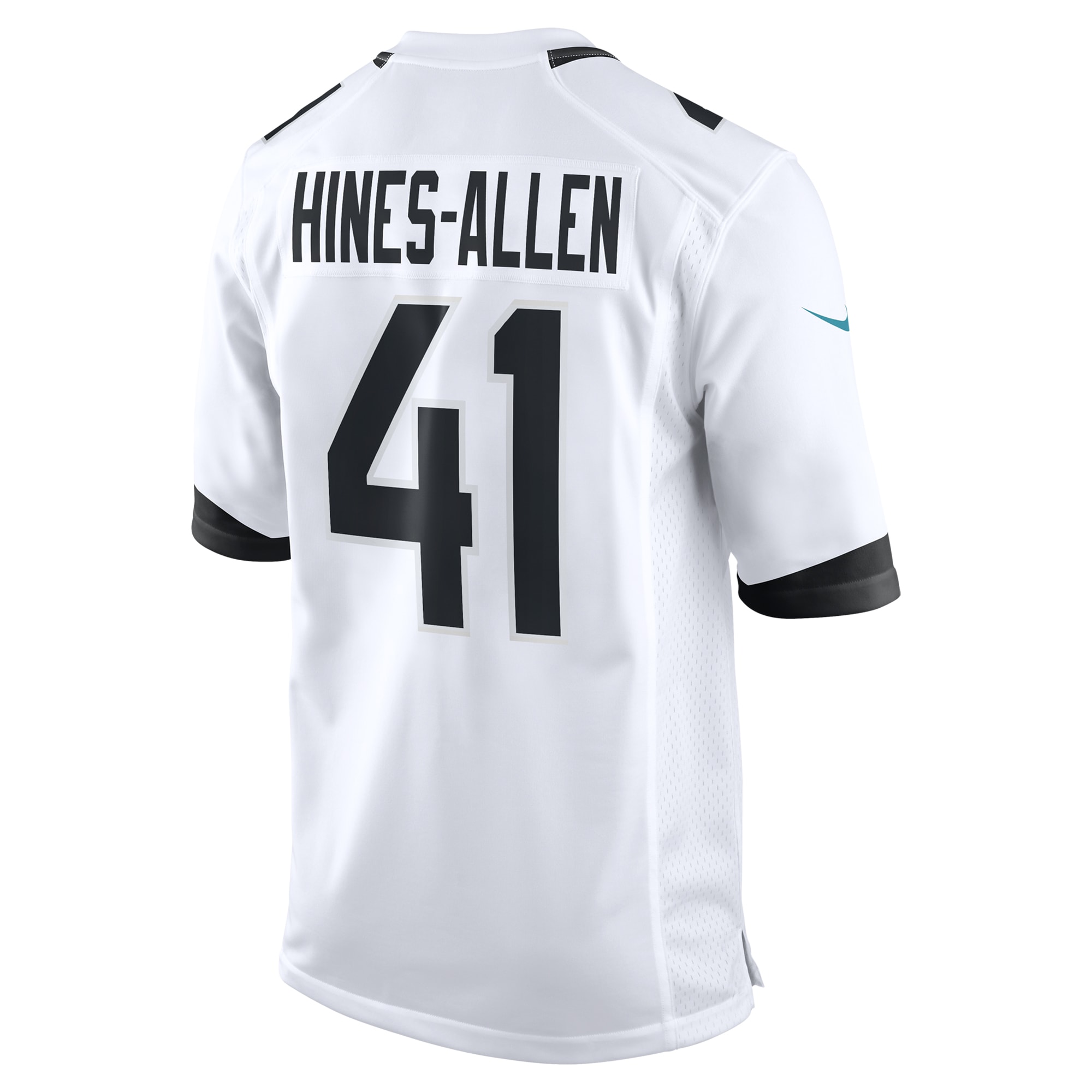 Men's Jacksonville Jaguars Josh Hines-Allen White Player Game Jersey