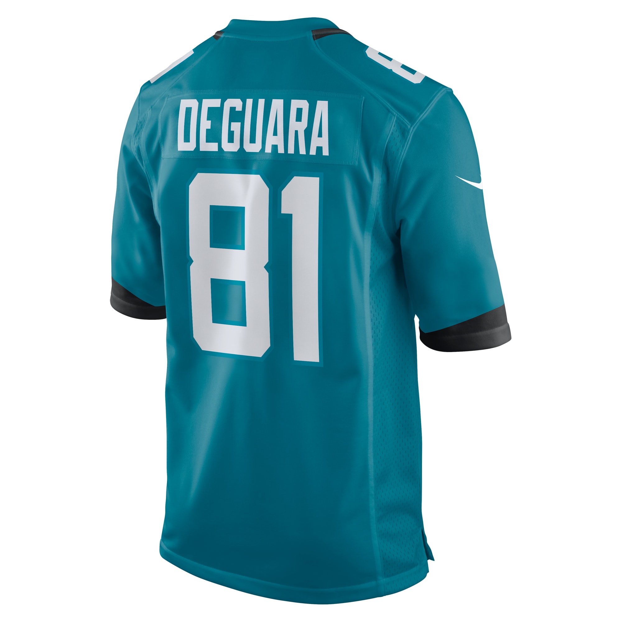 Men's Jacksonville Jaguars Josiah Deguara  Teal Team Game Jersey