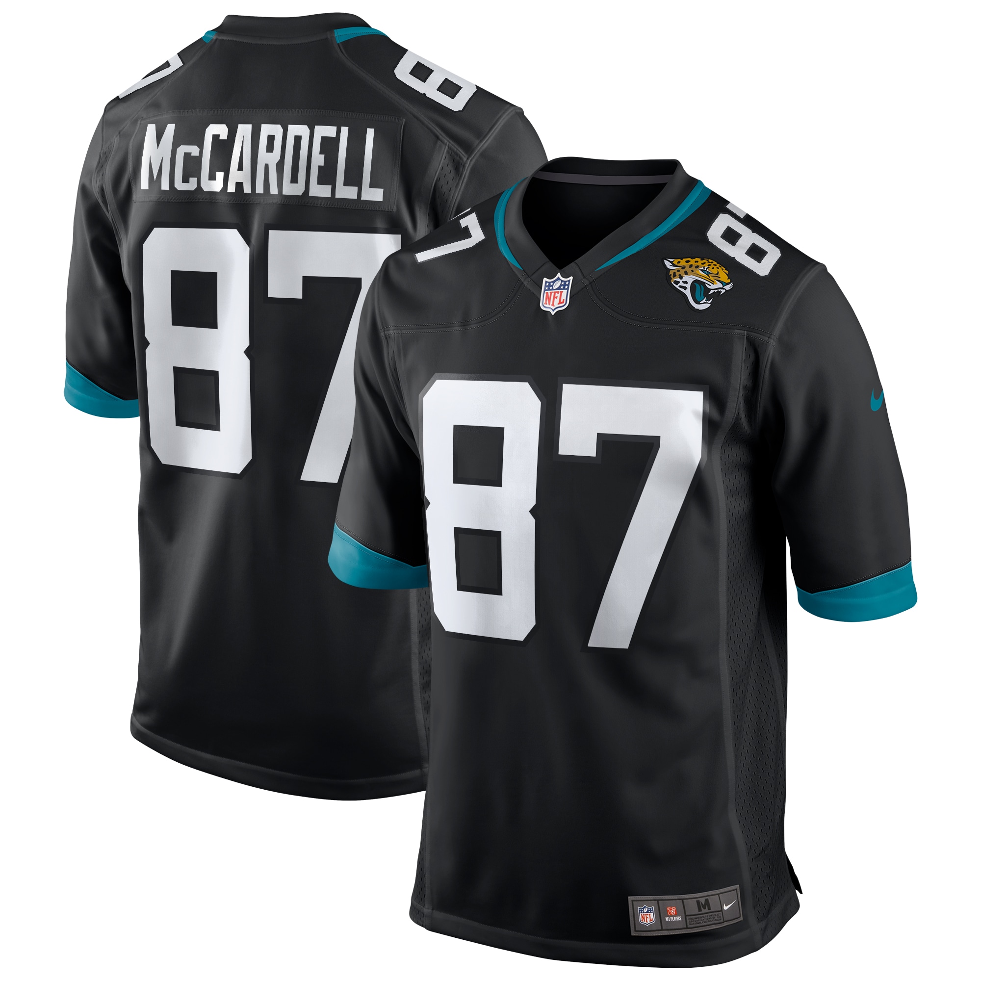 Men's Jacksonville Jaguars Keenan McCardell Black Game Retired Player Jersey