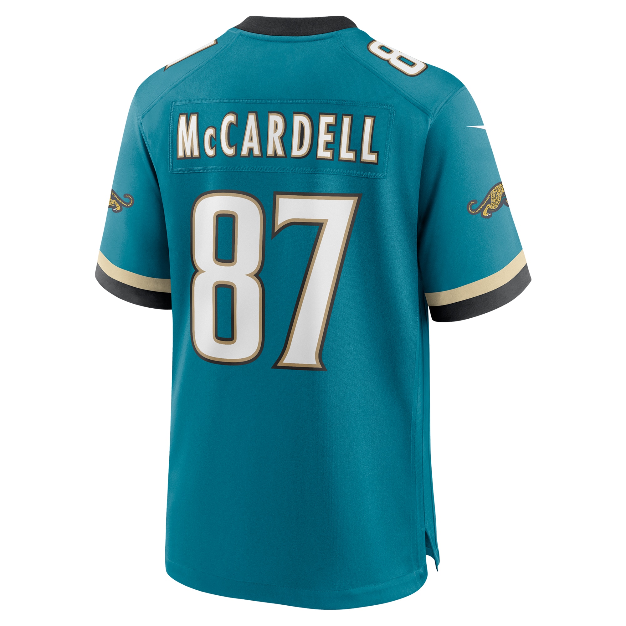 Men's Jacksonville Jaguars Keenan McCardell Teal Prowler Throwback Retired Player Game Jersey