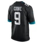 Men's Jacksonville Jaguars Logan Cooke Black Game Jersey