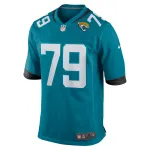 Men's Jacksonville Jaguars Luke Fortner Teal Game Jersey