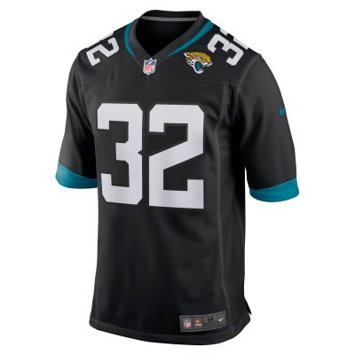 Men's Jacksonville Jaguars Maurice Jones-Drew Black Game Retired Player Jersey 02