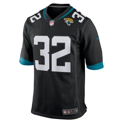 Men's Jacksonville Jaguars Maurice Jones-Drew Black Game Retired Player Jersey 02