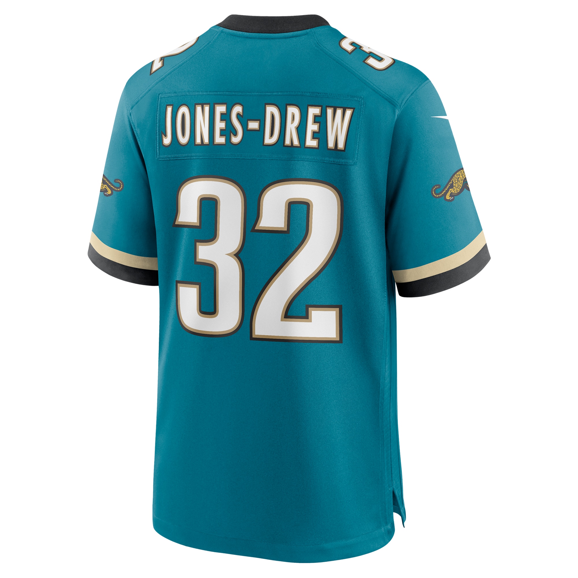Men's Jacksonville Jaguars Maurice Jones-Drew Teal Prowler Throwback Retired Player Game Jersey