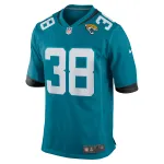 Men's Jacksonville Jaguars Riley Patterson  Teal Team Game Jersey