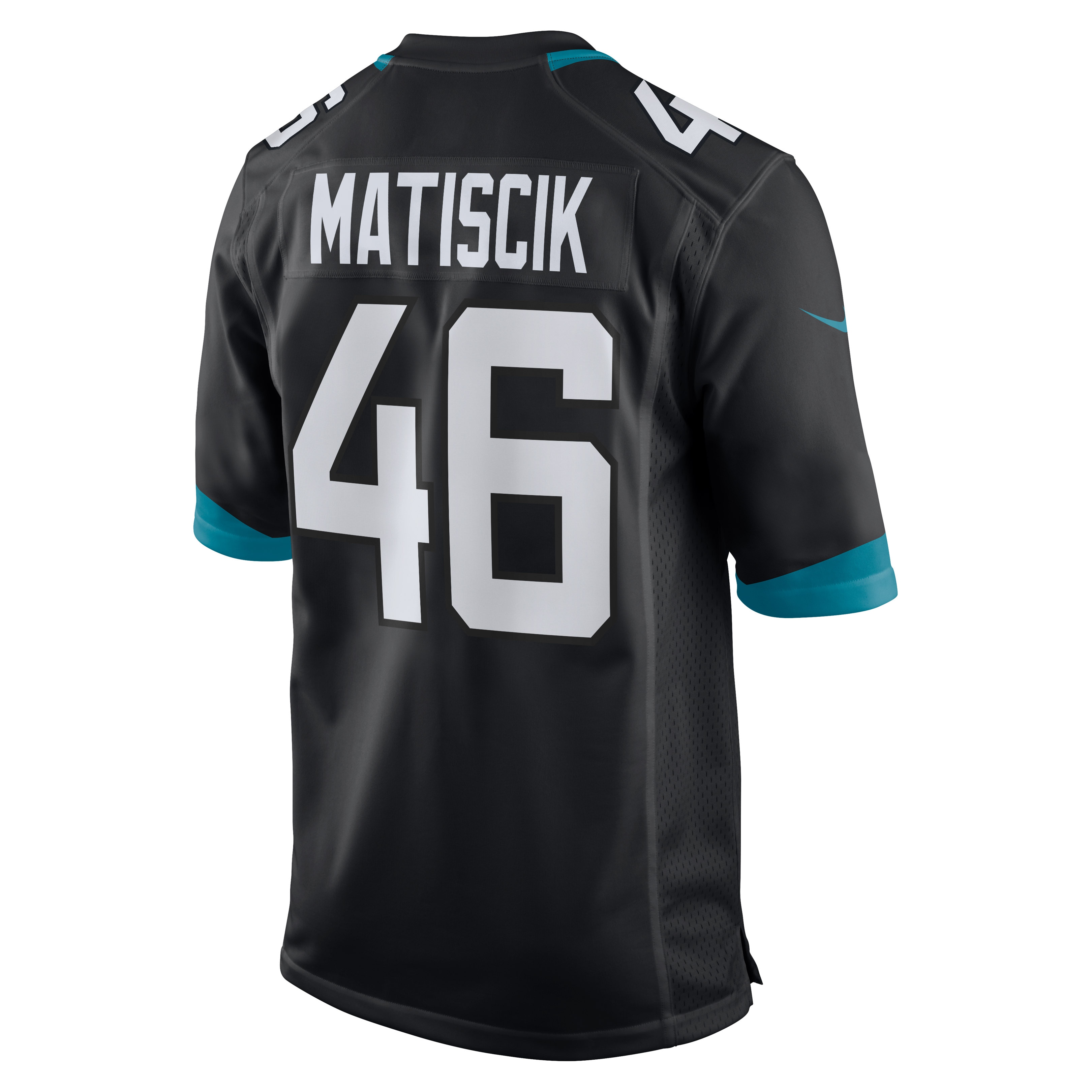 Men's Jacksonville Jaguars Ross Matiscik Black Game Jersey