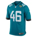 Men's Jacksonville Jaguars Ross Matiscik Teal Game Jersey