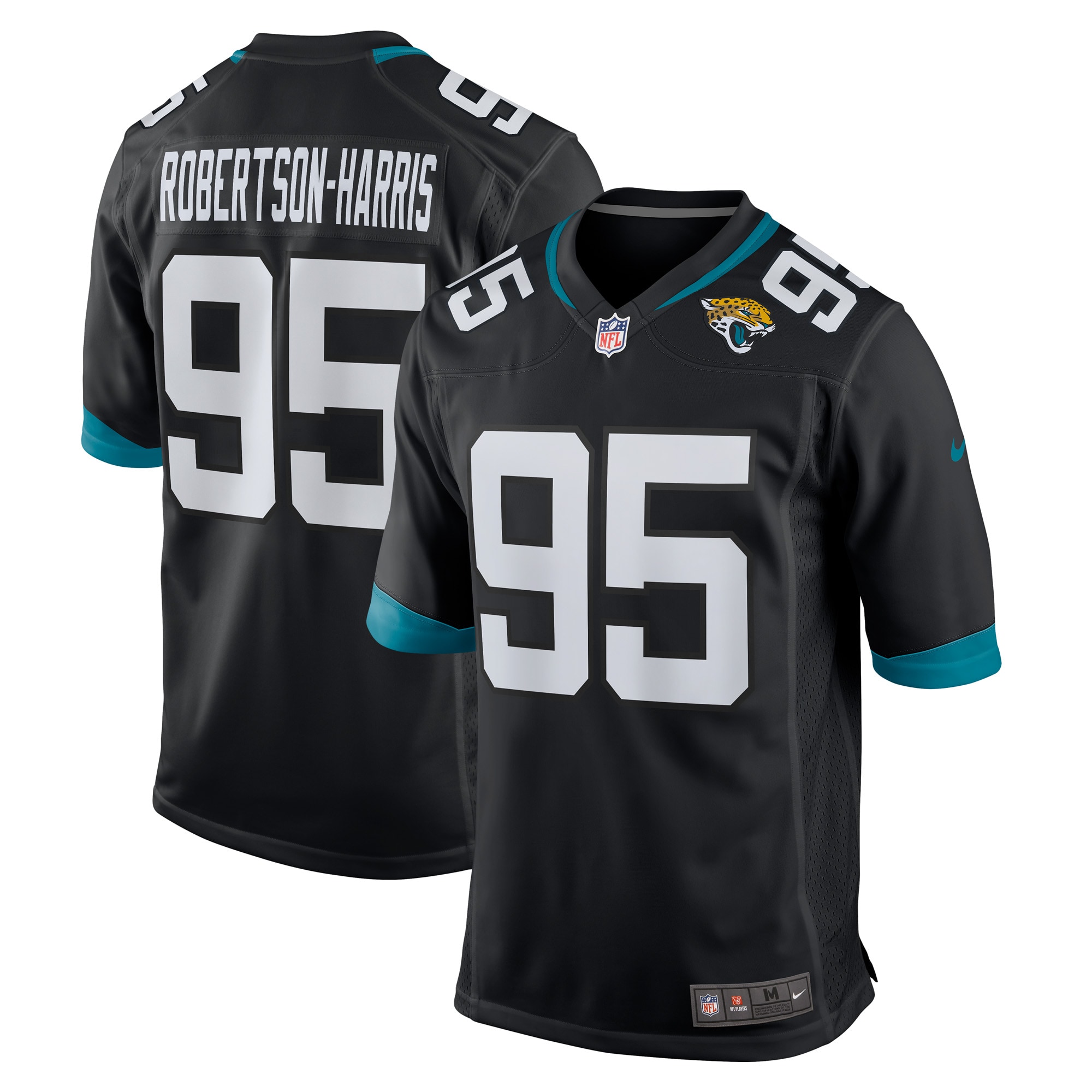 Men's Jacksonville Jaguars Roy Robertson-Harris Black Game Jersey