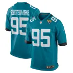 Men's Jacksonville Jaguars Roy Robertson-Harris Teal Game Jersey