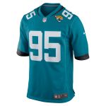 Men's Jacksonville Jaguars Roy Robertson-Harris Teal Game Jersey