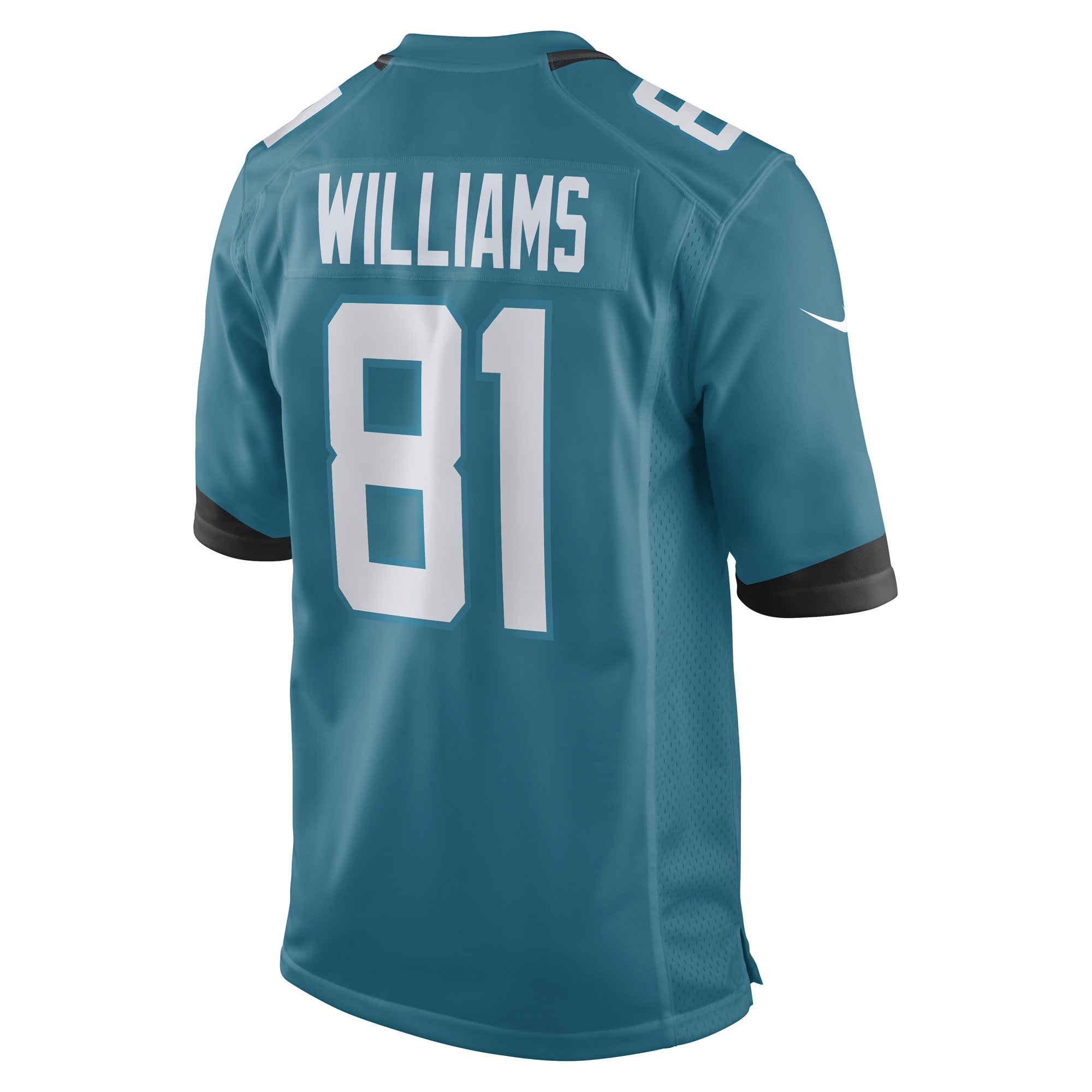 Men's Jacksonville Jaguars Seth Williams Teal Game Player Jersey