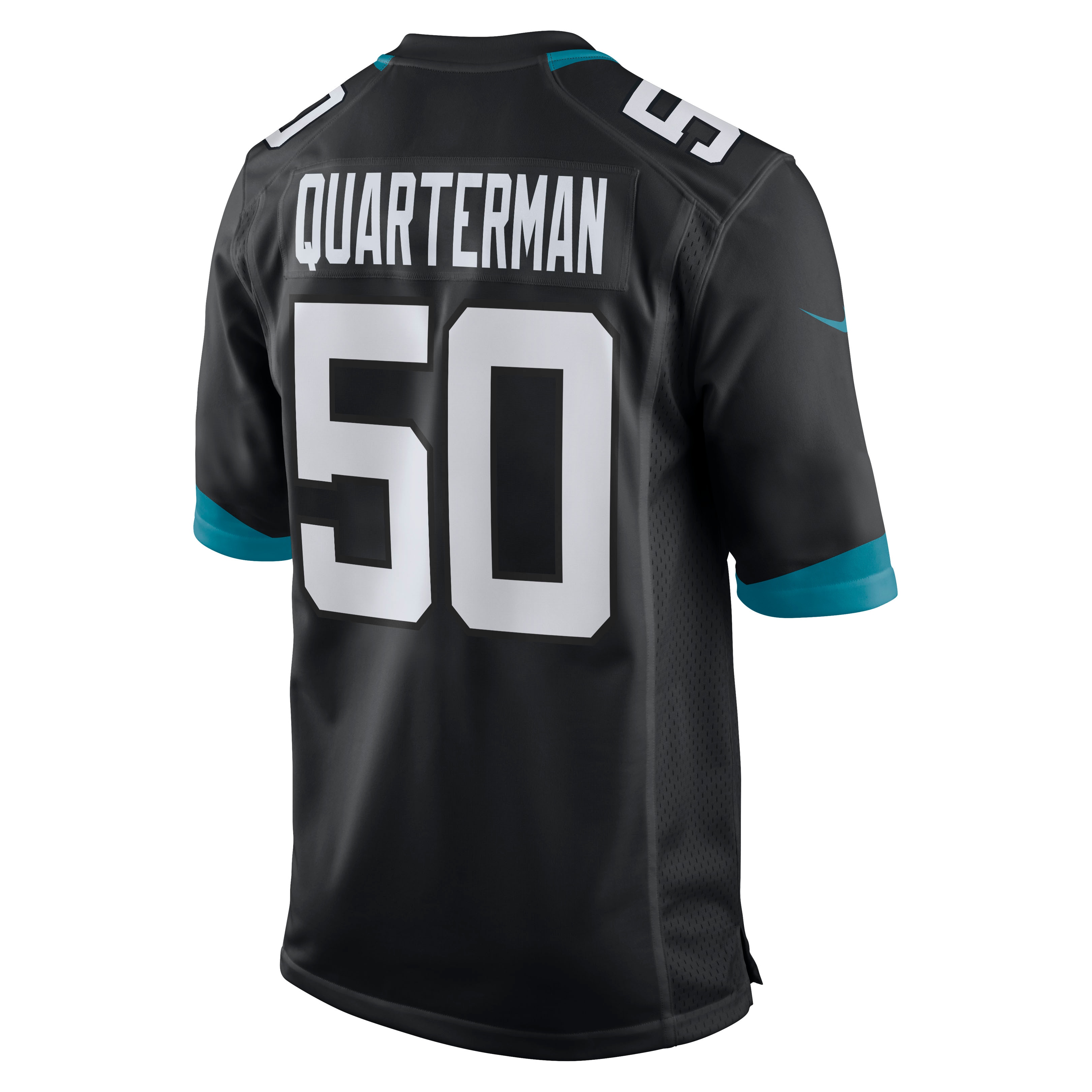 Men's Jacksonville Jaguars Shaquille Quarterman Black Game Jersey