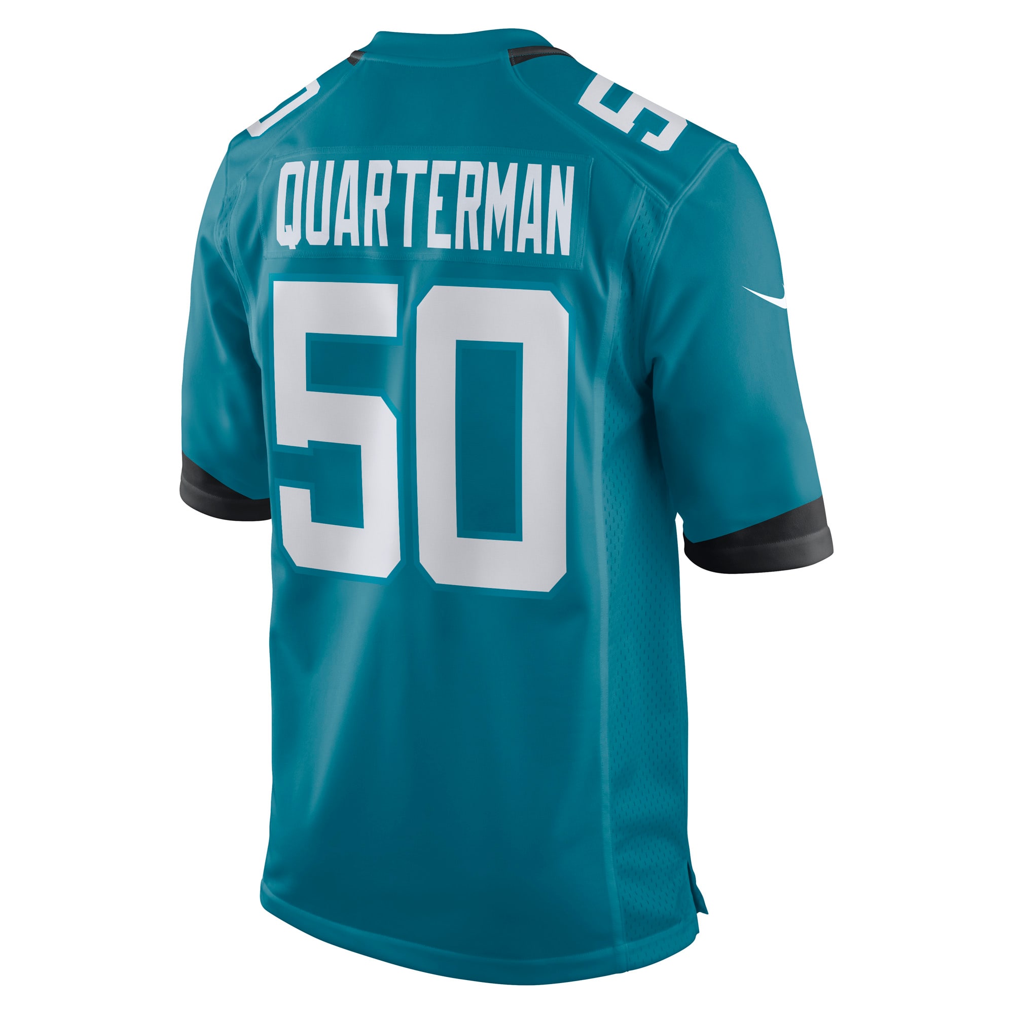 Men's Jacksonville Jaguars Shaquille Quarterman Teal Game Jersey