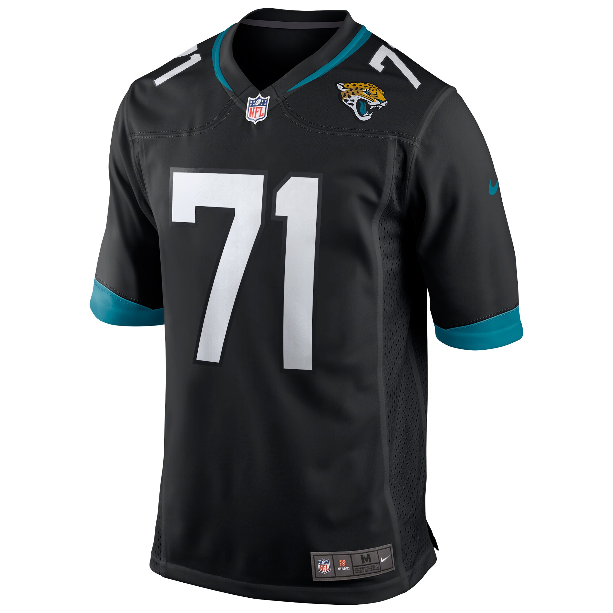 Men's Jacksonville Jaguars Tony Boselli Black Game Retired Player Jersey