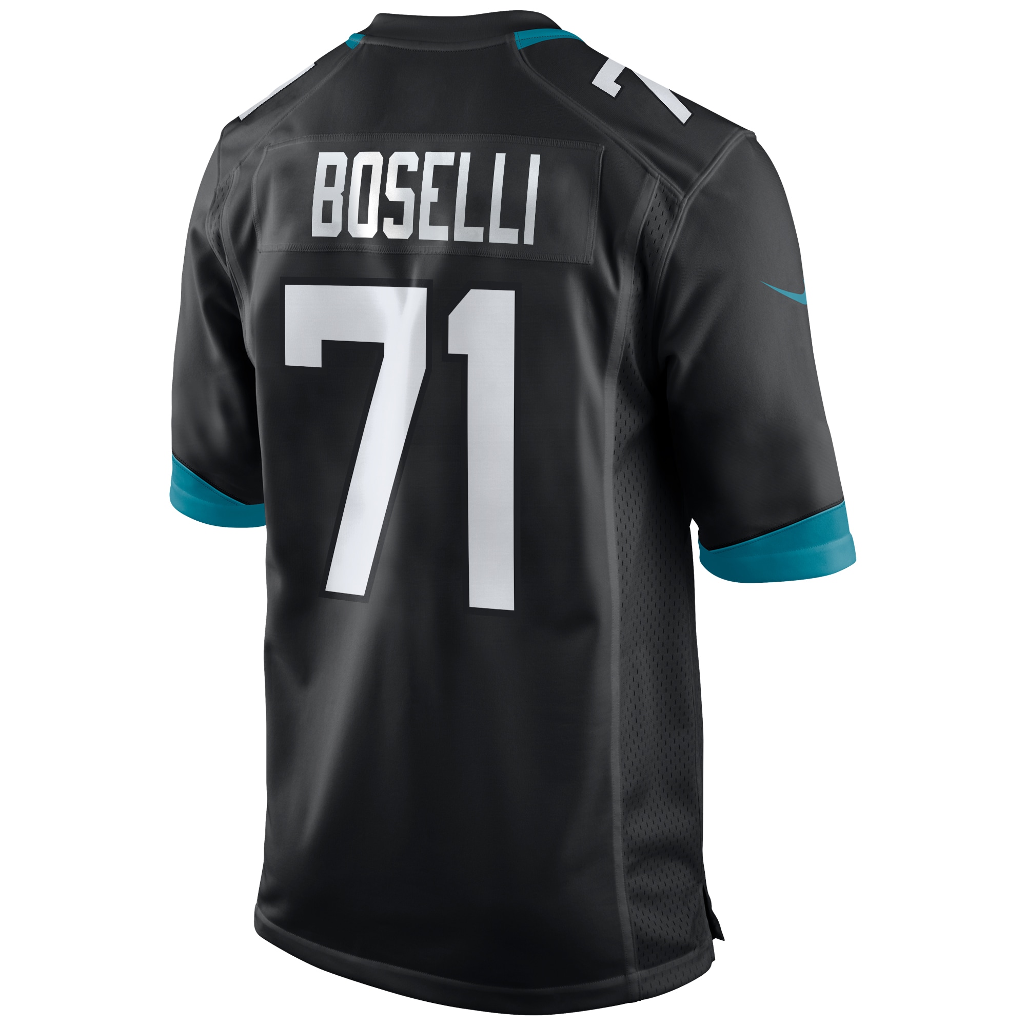 Men's Jacksonville Jaguars Tony Boselli Black Game Retired Player Jersey