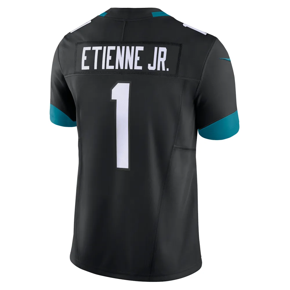 Men's Jacksonville Jaguars Travis Etienne Black Vapor F.U.S.E. Limited Jersey